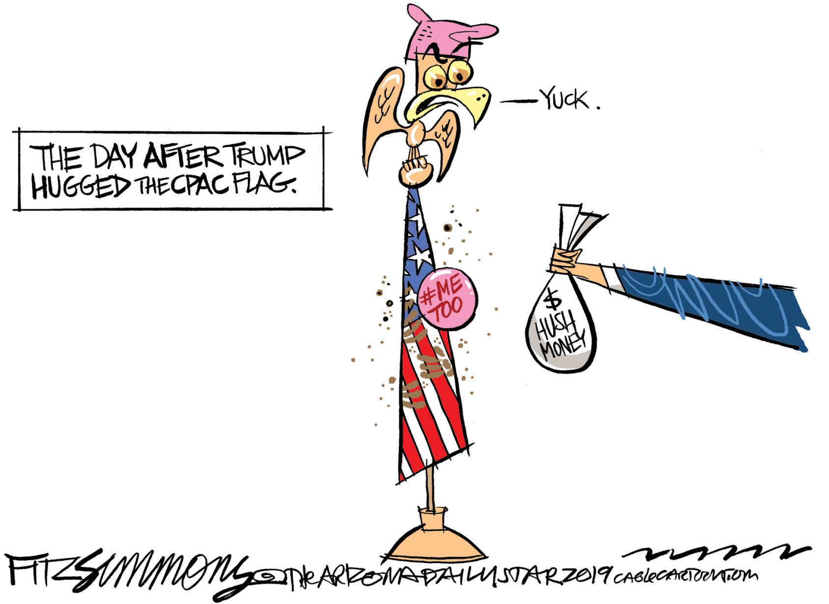 Daily Fitz Cartoon: Flag Groper